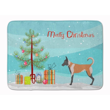 Carolines Treasures Malinois Christmas Machine Washable Memory Foam Mat BB8461RUG
